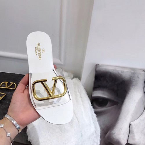 Valentino Garavani Go Logo flat slipper sandals 